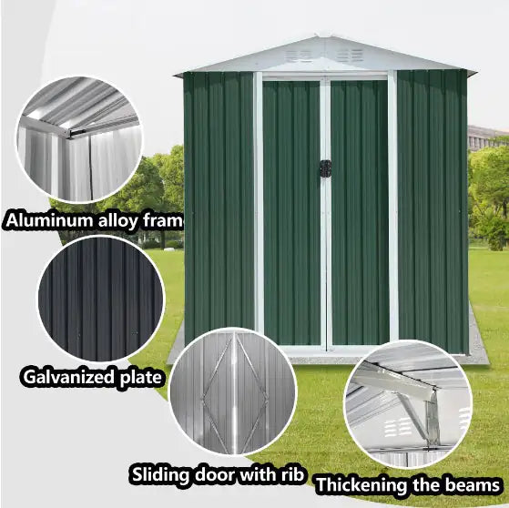 Metal Garden Shed Tool Storage Shed